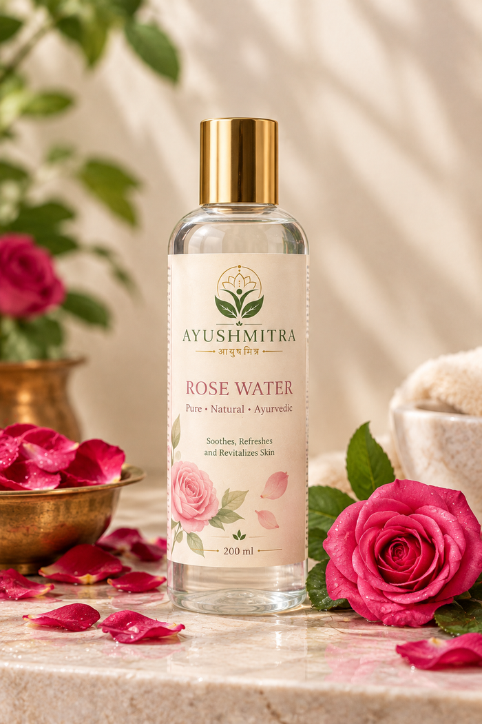 Ayushmitra Pure Rose Water | Ayurvedic Skin Refresher